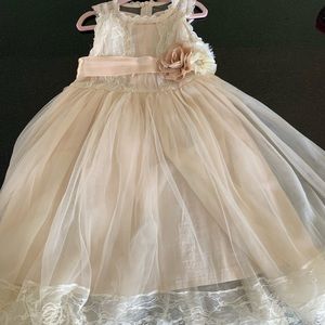 Flower girl dress perfect condition. 3-4t